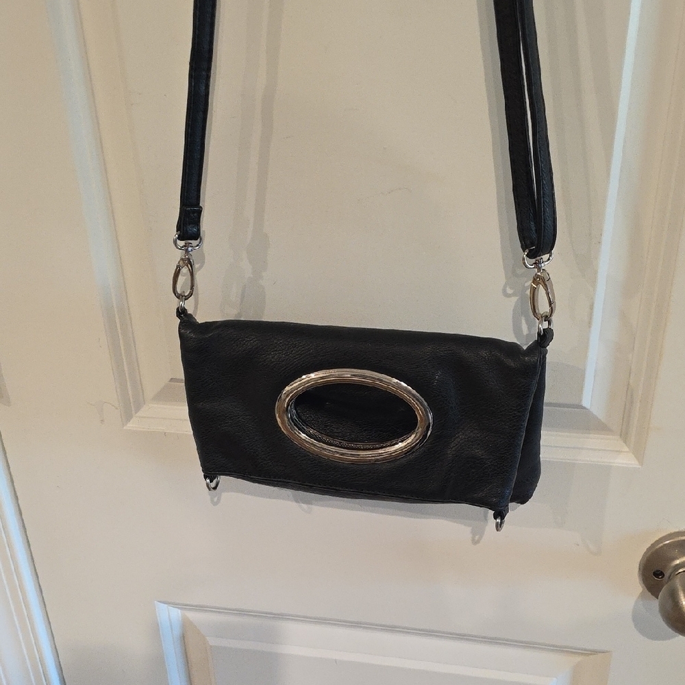 Jenna Kator  Black Leather Crossbody Bag - Picture 5 of 11